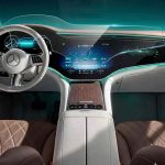 Защитно TPU фолио за навигация Mercedes EQE suv 2023-2026