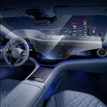 Защитно TPU фолио за навигация Mercedes EQS 2023-2026