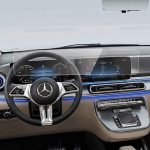 Защитно TPU фолио за навигация Mercedes V-class  2024-2026