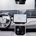 Защитно TPU фолио за навигация и километлаж Volvo EM90 2024-2026